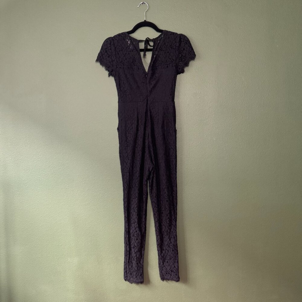 Fire Los Angeles Black Lace JumpsuitFire Los Angeles Black Lace Jumpsuit - Picture 3 of 4